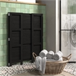 Jela Solid Wood 3 Shelf Folding Bookcase - Black