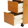 Jela Solid Wood 6+2 Drawer Roll Cart in Med Pine