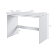 Jela Student Desk in White