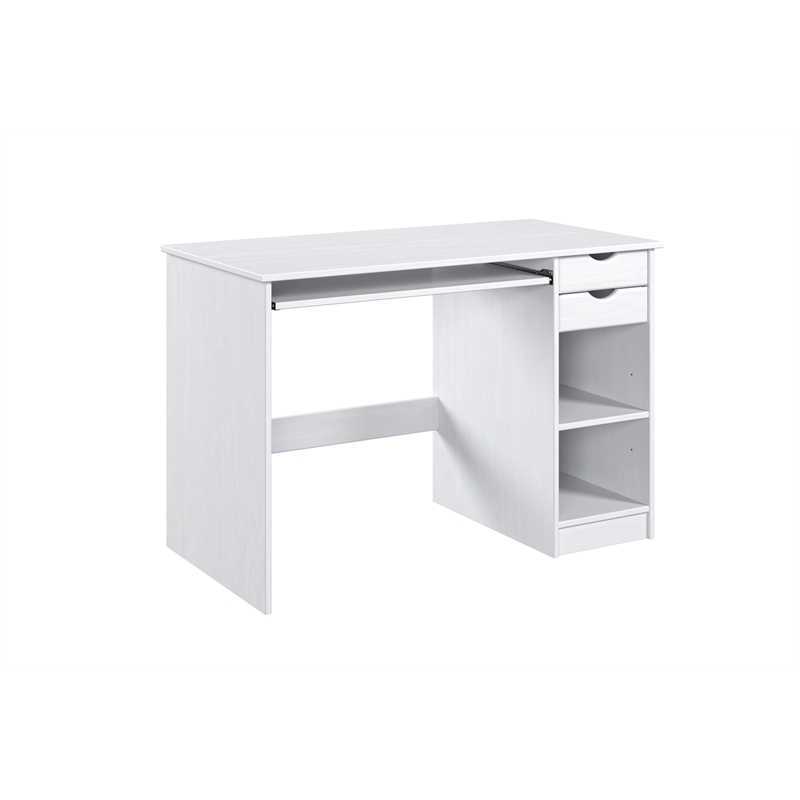 Jela 2 Drawer Desk in White