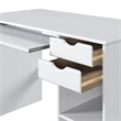 Jela 2 Drawer Desk in White