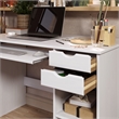 Jela 2 Drawer Desk in White