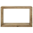 Beni 46 Inch Console Table- Rectangular Handcrafted Mango Wood Frame- Brown