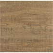 Dew 36 Inch Side Coffee Table- Lower Shelf- Engineered Wood- Mango Brown