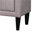 Rheo Nightstand- 2 Drawers- 22 Inch Upholstered in Light Pink Velvet
