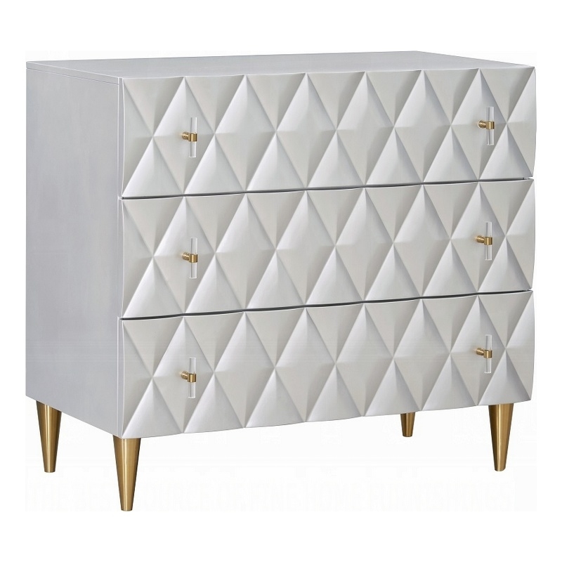 36 Inch Wide Nightstand Dresser- Drawers with Jewelry Tray