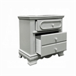 Auri Kids Nightstand- 3 Drawers and Scalloped Base