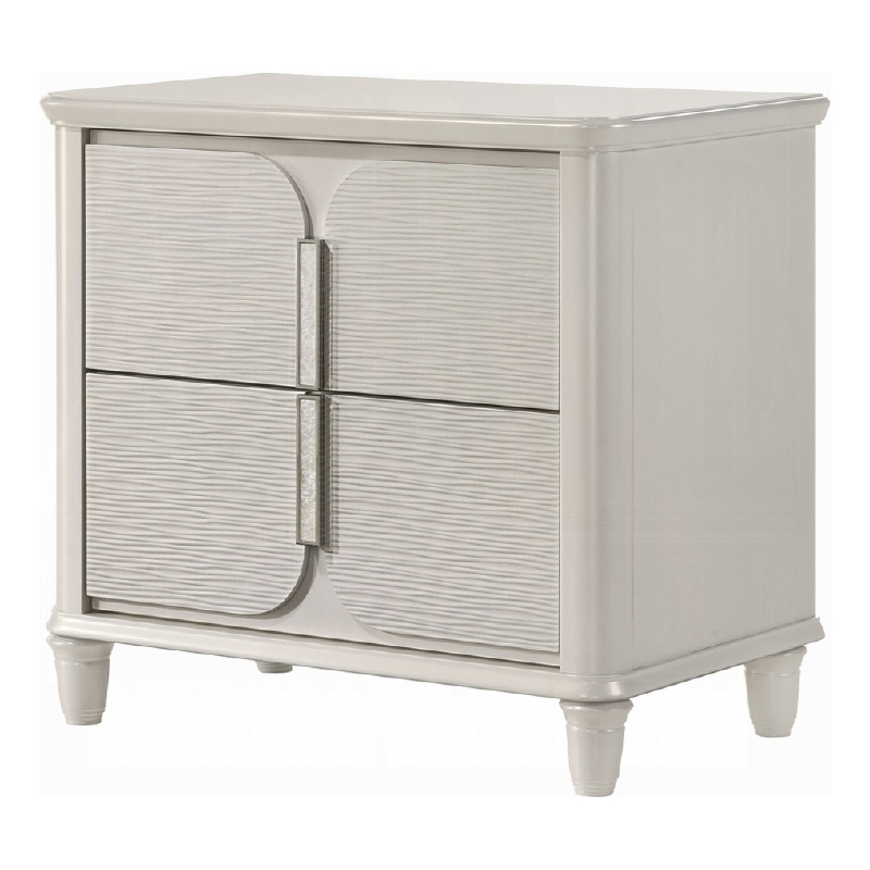 Veda Nightstand- 2 Modern Drawers- 30 Inch