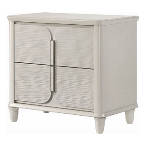 Veda Nightstand- 2 Modern Drawers- 30 Inch