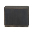 Zoko Nightstand Table with 2 USB Ports- Metal Accents