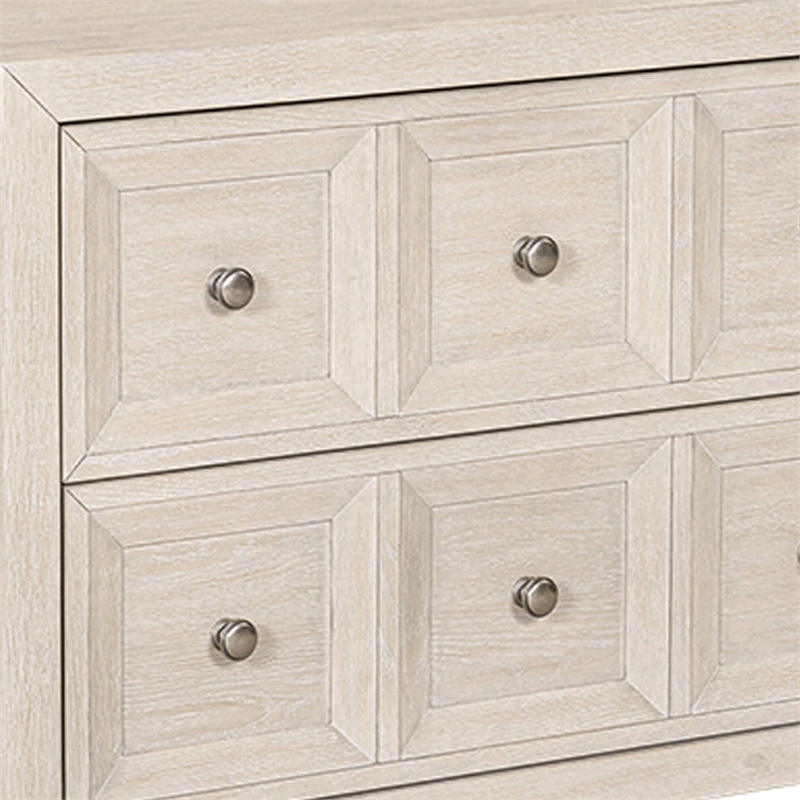 Kizie Oversized Nightstand- USB A-C- 2 Drawers- 38 Inch