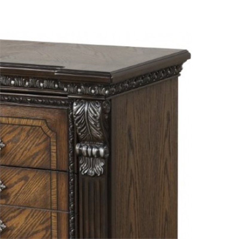 Naddy Nightstand- Hidden Drawer USB A-C- 30 Inch