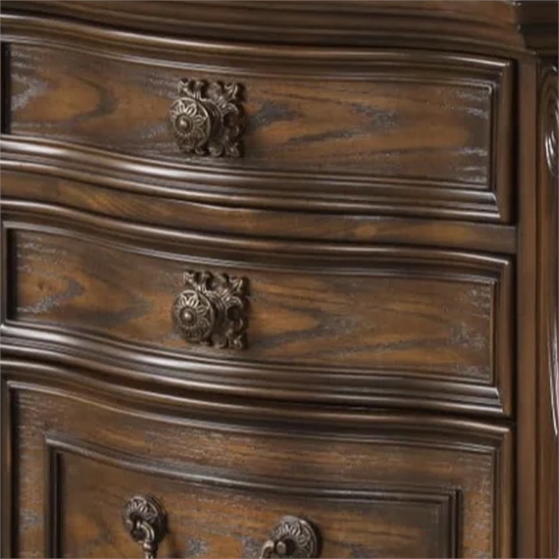 Leova Nightstand- 2 Drawers- USB A-C- 31 Inch