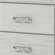 Basil Nightstand-2 Drawers-Rustic White Solid Wood-29 Inch