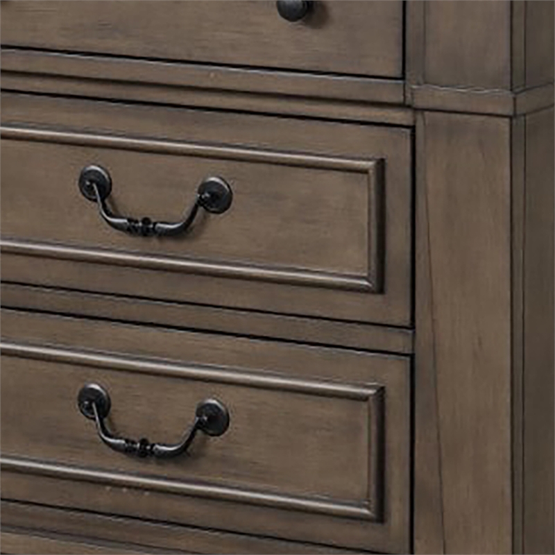 Huder Nightstand- 3 Drawers- 29 Inch