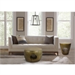 Nala 23 Inch Coffee Table- Low Round Drum Shape with Unique Hollow Center