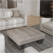 Tokyo Inspired 36 Inch Square Mango Wood Coffee Table