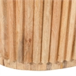 Muna Coffee Table- 36 Inch Oval Top- Handcrafted in  Mango Wood