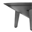 Venus 28 Inch Coffee Table with 3 Tapered Splayed Legs