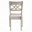 Feri Side Dining Chair Set of 2-Designer Bone White-Beige Linen