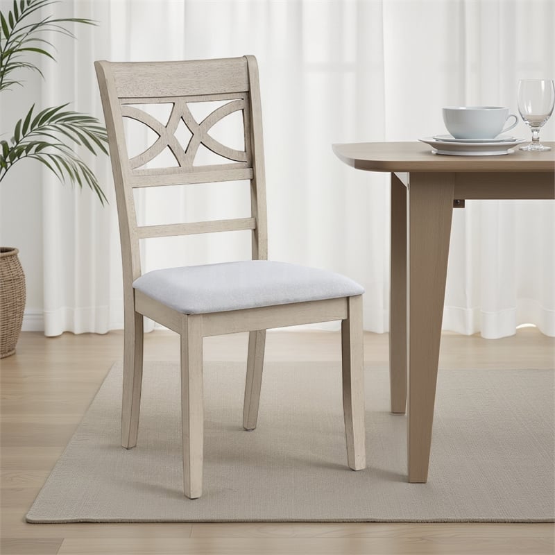 Feri Side Dining Chair Set of 2-Designer Bone White-Beige Linen