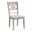 Feri Side Dining Chair Set of 2-Designer Bone White-Beige Linen