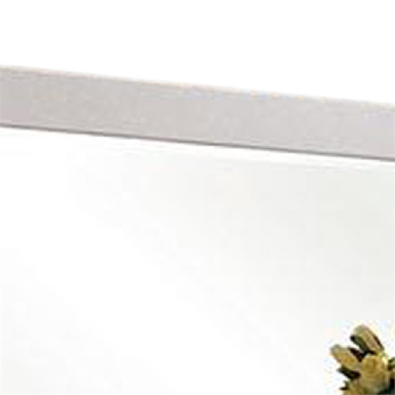 Gely Dresser Mirror-46 Inch Glossy White Lacquer-Solid Wood Frame