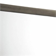 Simo Dresser Vanity Mirror-40 Inch Modern Dark Gray Solid Wood Frame