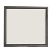 Erica Dresser Vanity Mirror-39 Inch Contemporary Gray Wood Frame