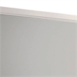 Erica Dresser Vanity Mirror-39 Inch Modern Style White Wood Frame