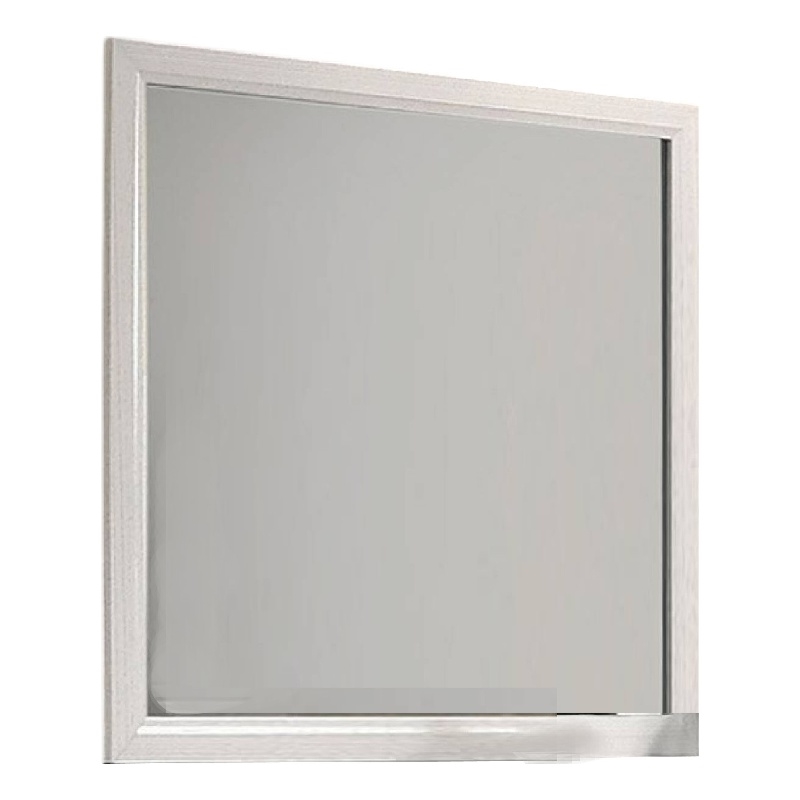 Erica Dresser Vanity Mirror-39 Inch Modern Style White Wood Frame