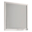 Erica Dresser Vanity Mirror-39 Inch Modern Style White Wood Frame