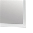 Ryla Dresser Vanity Mirror-38 Inch Square Frame-White Solid Wood
