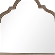 Lyla Dresser Mirror-Beveled Glass-Rustic Oak Brown Solid Wood-41x50