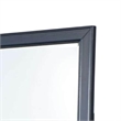 Zeny Dresser Mirror-40 Inch Rectangular-Slate Blue Solid Wood Frame