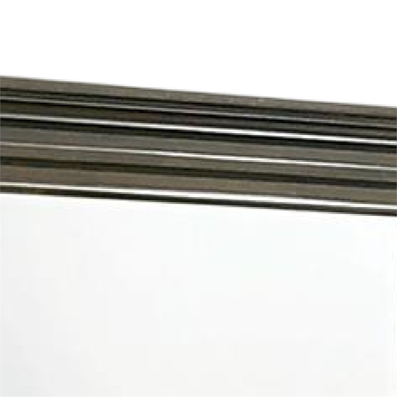 Revy Dresser Mirror-43 Inch Gray Rubberwood Frame-Crown Molding