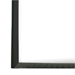 Lati Dresser Mirror-Beveled Glass-Black Wood-40 Inch Square