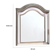Jisoo Dresser Mirror-LED Light Frame-37 Inch Rose Gold Solid Wood