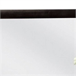 Simo Dresser Vanity Mirror-40 Inch Modern Black Solid Wood Frame