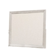 Diaz Dresser Mirror with Beveled Design-Light Gray Wood Frame 38x44