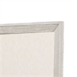 Diaz Dresser Mirror with Beveled Design-Light Gray Wood Frame 38x44