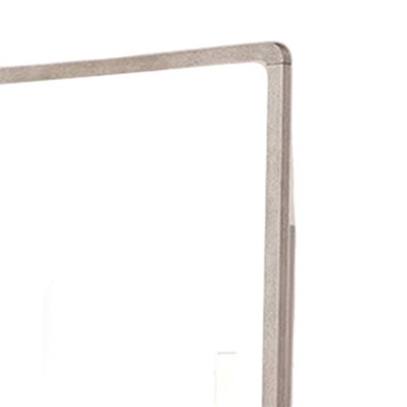 Giva Dresser Mirror-Rounded Edges-Natural Oak Beige Solid Wood 37x40