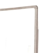 Giva Dresser Mirror-Rounded Edges-Natural Oak Beige Solid Wood 37x40