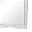 Miamy Dresser Mirror-44 Inch Cream White Wood Frame-Bevelled Edge
