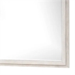 Loji 48 Inch Dresser Mirror-Weathered Gray Frame-Solid Rubberwood