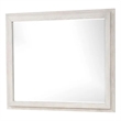 Loji 48 Inch Dresser Mirror-Weathered Gray Frame-Solid Rubberwood
