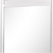 Broy 40 Inch Dresser Mirror-Champagne Gray Wood-Rounded Edges