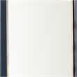 Tela 36 Inch Dresser Mirror-Blue Pinewood Frame-Dark Brown Top