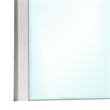 Suni Dresser Mirror-40 Inch-Sleek White Wood-Frameless Design