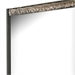 Zara 36x40 Dresser Mirror-Rectangular-Chrome Geo Molding-Ash Gray